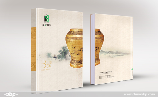 Read more about the article 蓝星钢玉笔记本画册设计